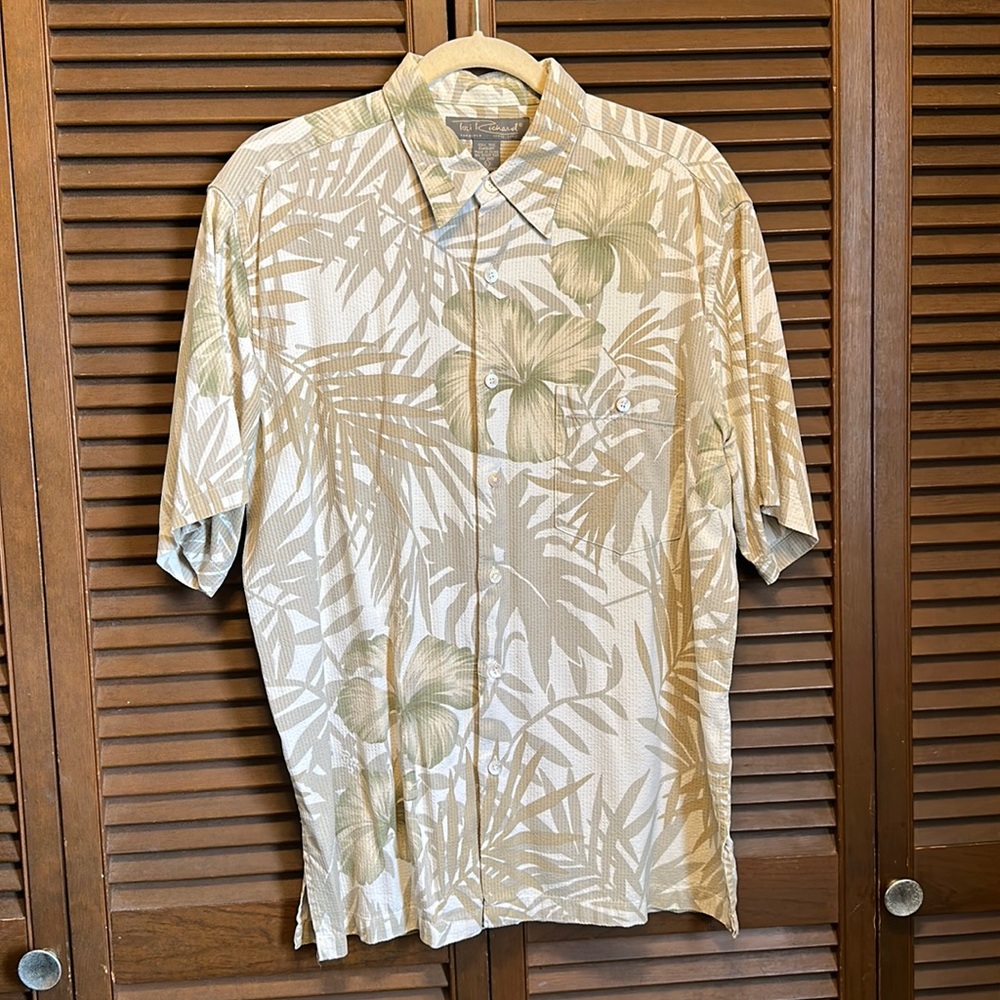 Tori Richard silk aloha shirt, large